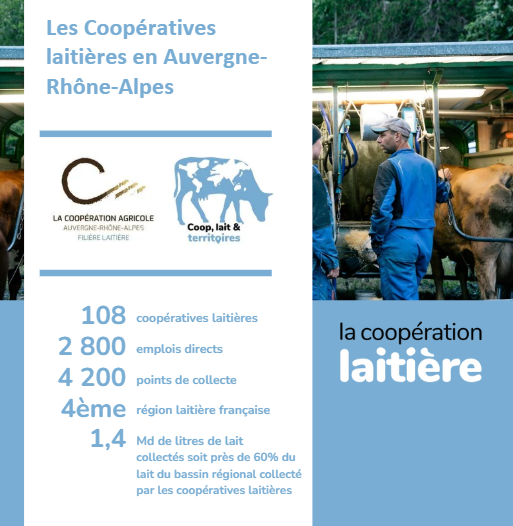 L’Auvergne-Rhône-Alpes, une terre de lait et d’innovation.